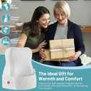 Knee Pillow for Side Sleepers | Spine Alignment & Hip Support with Adjustable Memory Foam, Contour Design & Non-Slip Strap | Cooling, Machine-Washable Cover for Home, Travel & Recovery Support