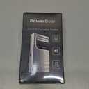 PowerBear Portable Radio | AM/FM, 2AA Battery Operated with Long Range Reception for Indoor, Outdoor & Emergency Use | Radio with Speaker & Headphone Jack (Silver)