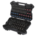 TRUE MECHANIC 153-Piece Impact Socket Set, Professional, SAE/Metric