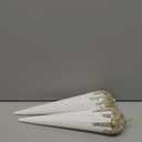 KI Store 2pcs Extra Large Christmas Icicles White 12-Inch Christmas Tree Decorative Hanging Ornaments for Xmas Tree Decor