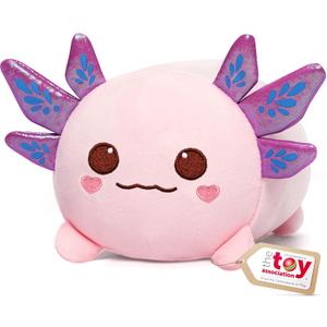 Mewaii Axolotl Plush, Cute Pink Axolotl Stuffed Animal, Soft Plushies Cuddle Pillow, Anime Plushie Doll, Cute Stuff Toys Gift for Girls, Boys and Males (8 Inch)