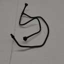 X AUTOHAUX 166-500-02-91 166-500-10-91 Coolant Breather Pipe Radiator Overflow Hose for Mercedes-Benz GL450 GL550 GLS550 ML550 ML63 2012-2019 Expansion Tank Hose Coolant Recovery Line