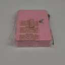 Pink Cash Box with Money Tray and Lock, Metal Money Box for Cash, Lock Box for Money 9.84x7.87x3.54 Inches
