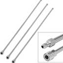 RIDGE WASHER Pressure Washer Wand Extension, 180 Inch Replacement Lance, Stainless Steel Power Washer Extender, 1/4' Quick Connect Fitting, 4000 PSI (3 Wands 60" Each)