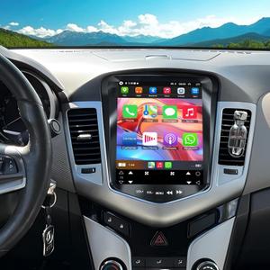 4G+64G Car Radio for Chevrolet Chevy Cruze 2009 2010 2011 2012 2013 2014 2015, 10.4 Inch IPS Touch Screen Car Stereo with Carplay/Android Auto,GPS, WiFi, Bluetooth,FM, Android 13