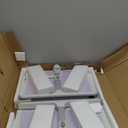 Woodgrain Foldable Laptop Desk Wide Area XX-Large 27.6X17.7In, 8 Heights& Angles Adjustable Bed Table, Study Tray Laptop Stand for Bed, Couch Sofa with 2 Stoppers