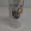 Core Kitchen Stainless Steel & Glass Iridescent Storage Jars, 44oz