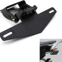 License Plate Bracket Mount Holder with Light Adjustable License Plate Frame Fender Eliminator with LED Light Tail Tidy Device Fit for K-TM Duke 125 200 250 390 2017-2019