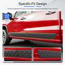 Door Molding Trim Compatible with 2019-2025 Chevy Silverado GMC Sierra 1500 Crew Cab Rocker Panel Molding Trim Protector Replacement for 2019-2025 Chevy Silverado Accessories