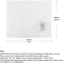 Dyno Racing Replacement RV Screen Door Slider Panel Plastic with Push-Down Knob OpenerClear239061