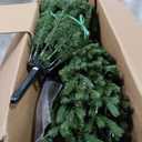 National Tree Company 7.5 ft Pre-Lit Jersey Fraser Fir Artificial Christmas Tree, 1,250 Clear Lights, 3,144 Tips, Includes Stand, Green