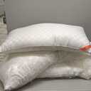 King Size Pillows Set of 4 Soft and Skin Friendly | Down Alternative Pillow for Back, Stomach or Side Sleepers, 20x36 Inches (White)