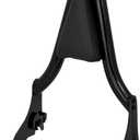 Motorcycle Rear Sissy Bar Detachable Passenger Backrest with Cushion Pad Fit for Harley Touring Road King Street Glide Electra Glide Road Glide FLHR FLHX FLHT FLTR 2009-2025 (Black 16")
