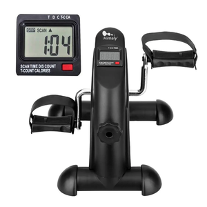 Mini Exercise Bike, himaly Under Desk Bike Pedal Exerciser Portable Foot Cycle Arm & Leg Peddler Machine with LCD Screen Displays