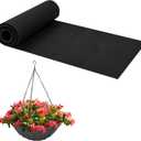 16x120 Inch Fabric Planter Liner Roll for Replacement - Non Woven Plant Felt Liner Roll, Alternative Coconut Fiber Replacement, Easy to Cut for Planter and Hanging Flower Basket Window Box