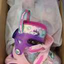 Kids Roller Skates for Beginners - ZOOBLISS Toddler Roller Skates for Boys and Girls Ages 3-7 with Light-Up Wheels & 4 Adjustable Sizes, Tri-Wheel Training Skates for Kids, Size: XS-Small(8C-10.5C US)