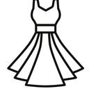 Casual Dress Semi Formal Fit Black, M