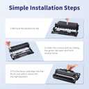 Compatible DR730 Drum Unit Replacement for Brother DR-730 DR 730 to Use with MFC-L2710DW MFC-L2750DW HL-L2395DW HL-L2370DW HL-L2350DW HL-L2390DW DCP-L2550DW Printer (2 Pack, NOT Toner)