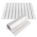 15.35 in. x 23.62 in. Diatomaceous Earth Bath Mat, Super Absorbent Quick-Drying Stone Bath Mat, Easy to Clean, Beige