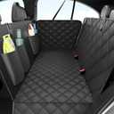 Elouta Dog Car Seat Cover for Back Seat,100% Waterproof Cover for Dogs,Proof Nonslip Dog Hammock for car with Side Flaps, Scratch-Resistant & Durable car seat Cover for Cars Trucks and SUVs