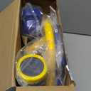 Playground Accessories Backyard Pirate Plastic Ship Playset Plastic Playground Equipment Set with Ship Wheel, Telescope, Safety Handlestoy Phone for Outdoor Playhouse Treehouse Playset(Blue, Yellow)