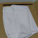 sancua 60 Inch Round Tablecloth (Fits 20-48 Inch Tables), Water Resistant Spill Proof Washable Polyester Table Cloth Decorative Fabric Table Cover for Dining, Buffet Parties and Camping, White