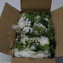 DearHouse 2Pack Artificial Peony Flower Garland - Silk Peony Garland with White Flowers for Wedding Party Table Decoration,6ft/Strand