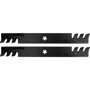 OCPTY 42'' Deck Mower Blades Replace for Ariens 21546095,for Craftsman 127843, 134149, 138498,LT2000 LT1000 for Husqvarna 532134149 42'' Deck Riding Mower Blades(5 Point Star), 2Pack Mulching Blades