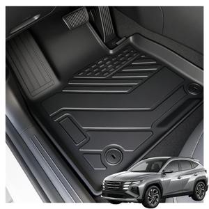 Prosheve Floor Mats & Cargo Liner for 2022-2025 2026 Hyundai Tucson Gas, (NOT Fit Hybrid) Full Set Car Floor mats with Cargo Liner， All Weather TPE Accessories for Tucson