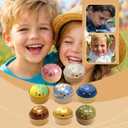 Glitter Dumpling,Large Dumplings Squishy,Mega Rainbow Dumpling Stress Relief Fidget Toy(White)