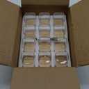 12 Pack 4 oz Square Glass Spice Jars with Lids and Labels  Airtight Small Seasoning Containers Set, Clear Glass Storage Jars for Seasoning, Spices, Kitchen Pantry Organization