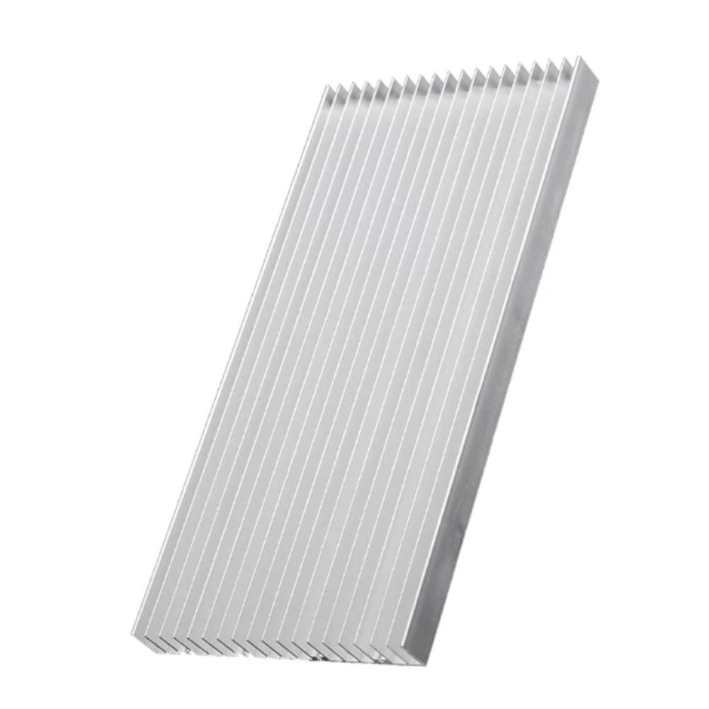 Aluminum Large Heatsink, 11.8"X5.51"X0.79" Heat Sink Radiator Circuit Board Cooling Cooler 19 Fins Heat Sinks for High Power LED Light