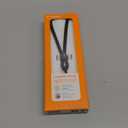 TORRAS Phone Lanyard Crossbody with 2 Phone Tabs, Adjustable Anti Theft Phone Strap for All Phones, Premium Metal Buckles, Skin-Friendly, Universal Cell Phone Neck lanyard for Travel Essentials, Black