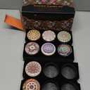 Scented Candles Gift Set, 8 Pack Soy Wax Candles for Home, 12 Scents, Aromatherapy Travel Tins with Gift Box for Women, Birthday, Housewarming, Relaxation