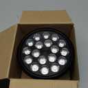 KINGBO Black Light Bulb, 36W LED Blacklight Bulbs E26 PAR38 Glow in The Dark, 395nm LEDs for Blacklight Party, Art, DJ Dance Party, Holiday Decorations, Acrylic Pouring Light (1 Count (Pack of 1))