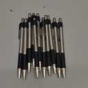 Zebra Pen F-301 Ballpoint Black Ink Fine Point 0.7mm Pen, Easy-Glide Ink, Stainless Steel Retractable, Non-Slip Grip, Professional Design, Ideal for Office, Journal and Planner Use, 11-Pack (27110)