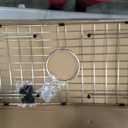 Sink Bottom Grid 24-1/8" x 12-5/8", Centered Drain with Corner Radius 1-1/2", Sink Protector Stainless Steel Material