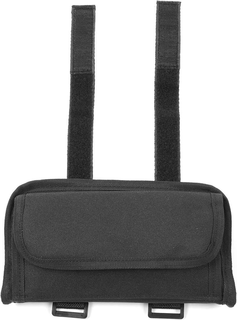 Roll Bar Sunglasses Holder Storage Bag for Jeep Wrangler JK TJ CJ YJ JKU JL JLU Unlimited 2/4 Door & Gladiator JT (Black)