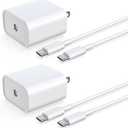 iPhone 16 15 Charger Fast Charging [2Pack] 33W Type-c Wall Charger Fast Charger Block with 6FT USB C to USB-C Cable for iPhone 16/16 Plus/16 PRO/16 Pro Max/iPhone 15 Plus/15 PRO Max/iPad Pro/AirPods