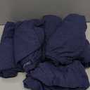 Genina Waterproof Seat Covers for Dining Room Chair Covers Waterproof Dining Chair Covers (6 PCS-Rear-gapped, Navy Blue), 10"D x 10"W x 2"H