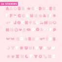 3 x Olive & June Nail Art Stickers | Easy-to-Use Nail Designs | Nail Art Made Easy | Hand-Screened, No-Fade Ink | Accent, Mix & Match, or Cover Chipped Polish | Pink Letters