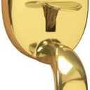 SCHLAGE Dexter by Schlage JH58BAR605 Barcelona Exterior Handleset with Deadbolt, Bright Brass