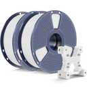 PETG Filament 1.75mm, Ultra Tough, Heat Optimized, Odorless, 2kg(4.4lbs) SUNLU PETG Bundle 3D Printer Filament, Dimensional Accuracy +/- 0.02mm, White 2 Pack
