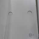 Feandrea Cat Litter Box Enclosure, Hidden Litter Box Furniture with Scratch Pad, Front Entry, Double Cabinet Doors, Modern Style, 31.5" Cat House Washroom Side End Table, White and Gold