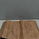 Smiry Rectangle Table Cloth Cover, Waterproof Elastic Fitted Picnic Tablecloth for 4 Foot Tables, Wipeable Flannel Backed Vinyl Tablecloths for Camping, Dining, Outdoor (Brown, 24" x 48")