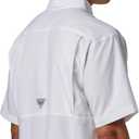 Columbia Sportswear Men's Low Drag Off Shore Short Sleeve Shirt (Big), White, 1X