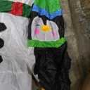 VIVOHOME 6FT Christmas Inflatable Outdoor Decoration, Snowman with Penguin, Navidad Blow Up Yard Decor with Built-in LED Light for Lawn, Garden, Party