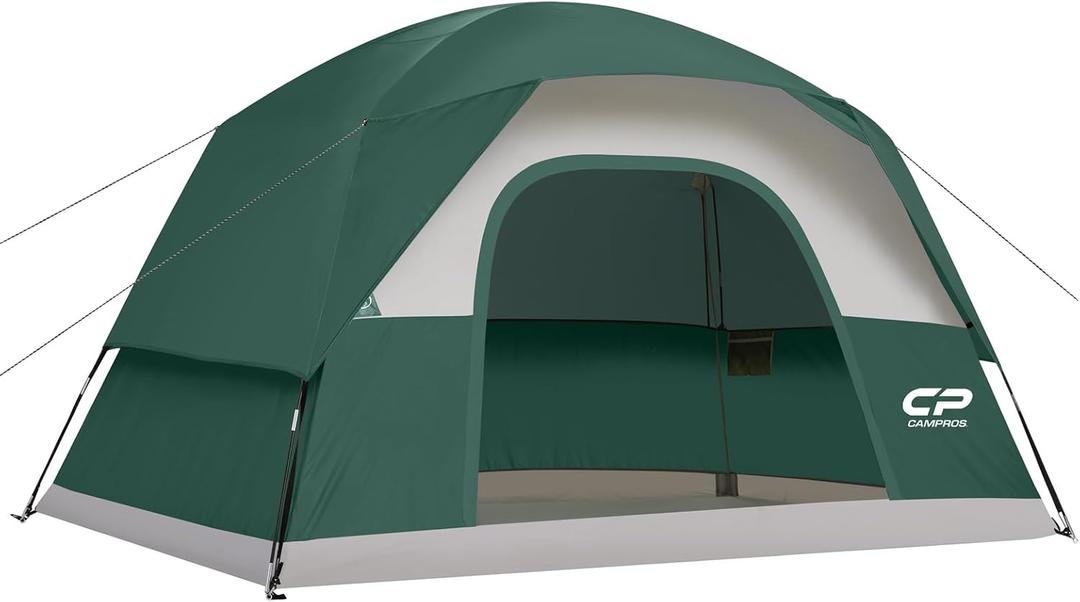 CAMPROS CP Tents for Camping 2/4/6 Person, Waterproof Windproof Dome Tent