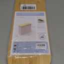 LONBET Toilet Paper Storage for 12 Rolls, Stackable & Foldable - The Ultimate Bathroom Organizer - Waterproof Basket with Bamboo Lid - Elegant Toilet Paper Storage Holder, Beige