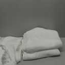 White Classic Luxury Bath Towels Set of 4 Large - 700 GSM Turkish Cotton Ultra Soft Bath Towels 27x54 | Highly Absorbent and Quick Dry | Hotel Towels for Bathroom Luxury, Plush Shower Towels, White